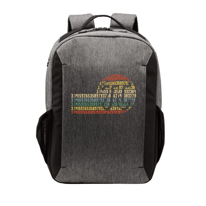 Retro Digits of Pi Symbol - Math Nerd  STEM Gift Vector Backpack