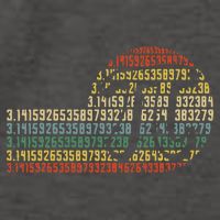 Retro Digits of Pi Symbol - Math Nerd  STEM Gift Vector Backpack