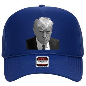  DONALD TRUMP MUG SHOT   High Crown Mesh Back Trucker Hat