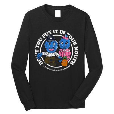 Retrontario Dont Put It In Your Mouth Long Sleeve Shirt