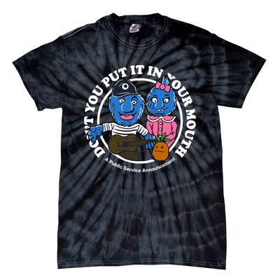 Retrontario Dont Put It In Your Mouth Tie-Dye T-Shirt