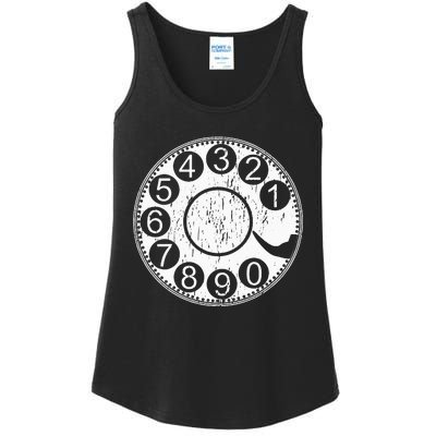 Rotary Dial Phone Landline Ladies Essential Tank