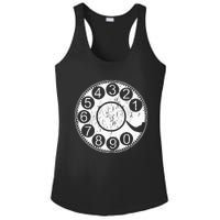 Rotary Dial Phone Landline Ladies PosiCharge Competitor Racerback Tank