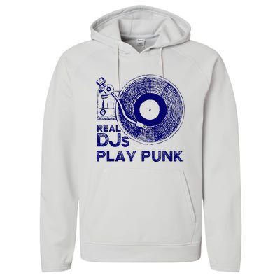 Real Djs Play Punk For Punk Dj Punk Performance Fleece Hoodie