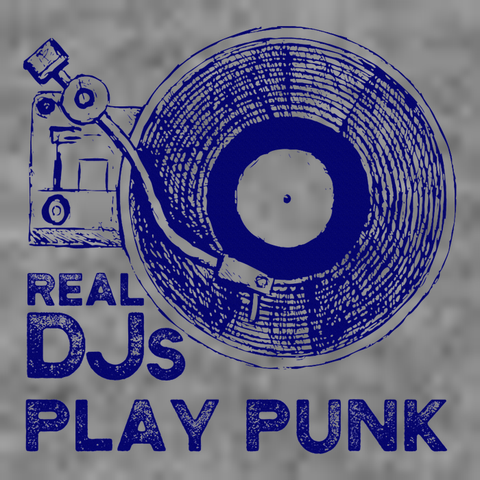 Real Djs Play Punk For Punk Dj Punk Hooded Wearable Blanket