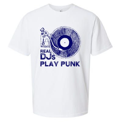 Real Djs Play Punk For Punk Dj Punk Sueded Cloud Jersey T-Shirt