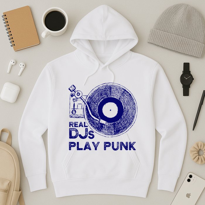 Real Djs Play Punk For Punk Dj Punk Hoodie