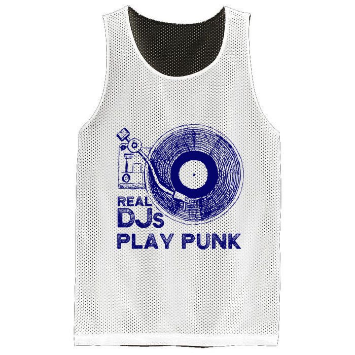 Real Djs Play Punk For Punk Dj Punk Mesh Reversible Basketball Jersey Tank