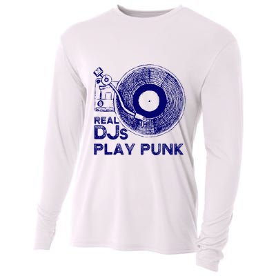 Real Djs Play Punk For Punk Dj Punk Cooling Performance Long Sleeve Crew