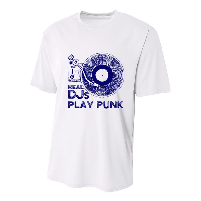 Real Djs Play Punk For Punk Dj Punk Youth Performance Sprint T-Shirt