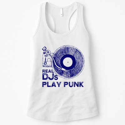 Real Djs Play Punk For Punk Dj Punk Womens Tank Top