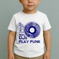 Real Djs Play Punk For Punk Dj Punk Toddler T-Shirt
