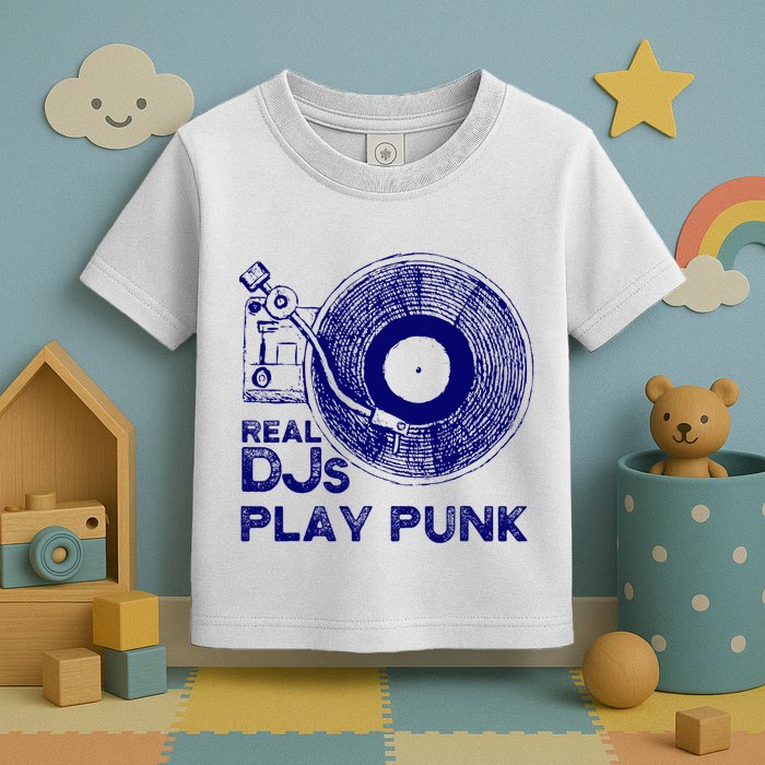 Real Djs Play Punk For Punk Dj Punk Toddler T-Shirt