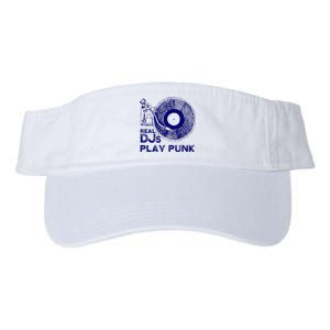 Real Djs Play Punk For Punk Dj Punk Valucap Bio-Washed Visor