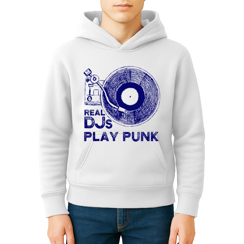 Real Djs Play Punk For Punk Dj Punk Kids Hoodie