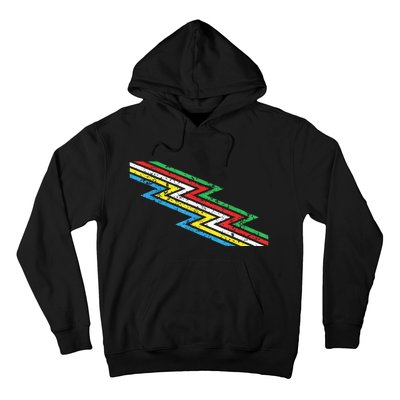 Retro Disability Pride Flag Disabled Pride Month Awareness Hoodie