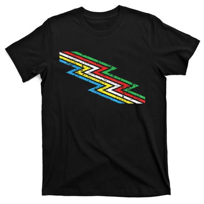 Retro Disability Pride Flag Disabled Pride Month Awareness T-Shirt