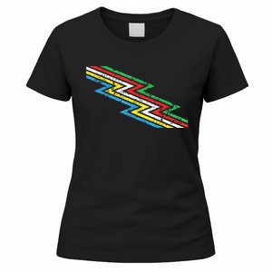 Retro Disability Pride Flag Disabled Pride Month Awareness Women's T-Shirt