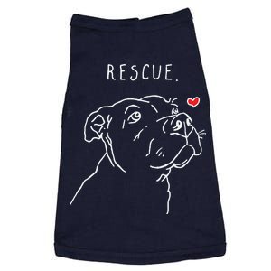 Rescue Dog Pitbull Drawing Rescue Mom Doggie Tank