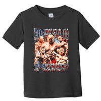 Retro Donald Pump Gym Collage Photo Meme Funny Trump Toddler T-Shirt