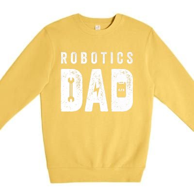 Robotics Dad Premium Premium Crewneck Sweatshirt