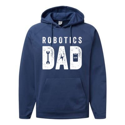 Robotics Dad Premium Performance Fleece Hoodie