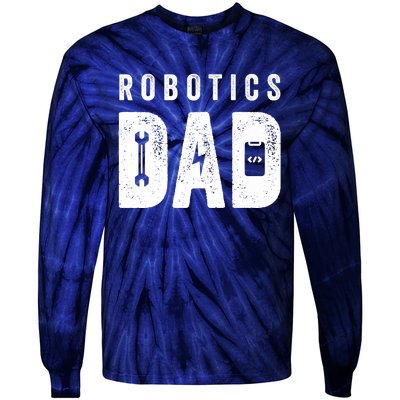 Robotics Dad Premium Tie-Dye Long Sleeve Shirt