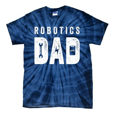 Robotics Dad Premium Tie-Dye T-Shirt