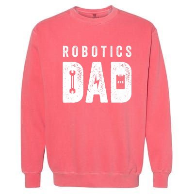 Robotics Dad Premium Garment-Dyed Sweatshirt