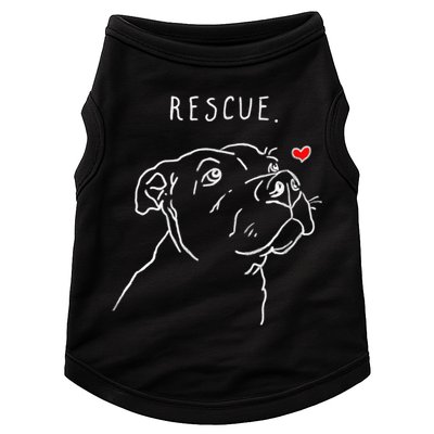 Rescue Dog, Pitbull Drawing, Rescue Mom, Adopt Don't Shop Doggie Tank