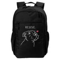 Rescue Dog, Pitbull Drawing, Rescue Mom, Adopt Don't Shop Backpack
