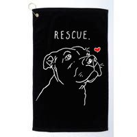 Rescue Dog, Pitbull Drawing, Rescue Mom, Adopt Don't Shop Golf Towel