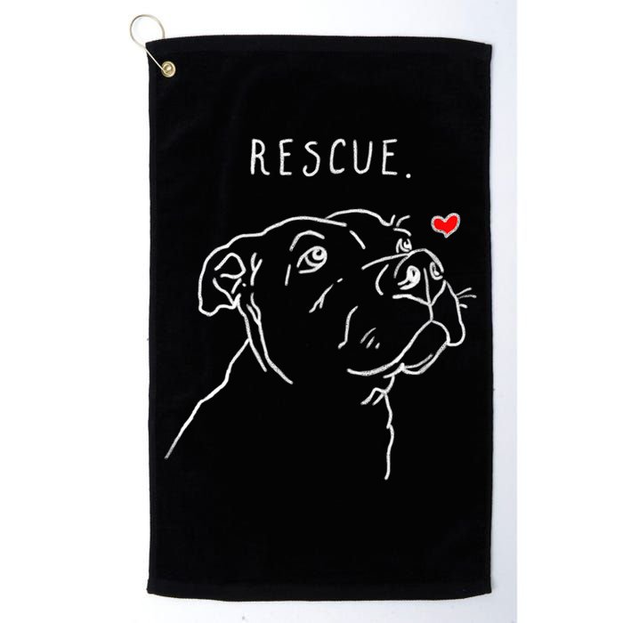 Rescue Dog, Pitbull Drawing, Rescue Mom, Adopt Don't Shop Golf Towel