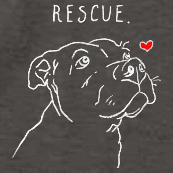 Rescue Dog, Pitbull Drawing, Rescue Mom, Adopt Don't Shop Vector Backpack