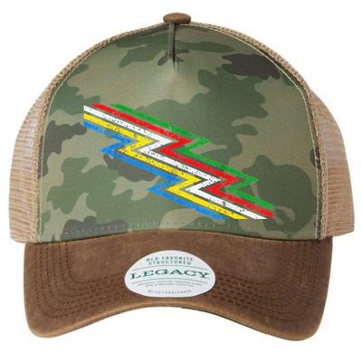 Retro Disability Pride Flag Awareness Legacy Tie Dye Trucker Hat