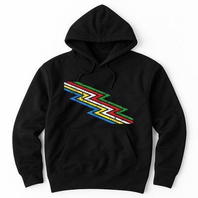Retro Disability Pride Flag Awareness Hoodie