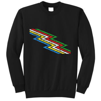 Retro Disability Pride Flag Awareness Sweatshirt