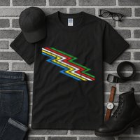 Retro Disability Pride Flag Awareness Tall T-Shirt