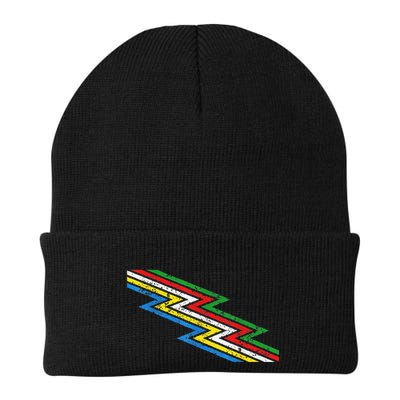 Retro Disability Pride Flag Awareness Beanie