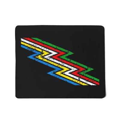 Retro Disability Pride Flag Awareness Mousepad