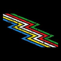 Retro Disability Pride Flag Awareness Cooling Performance Long Sleeve Crew