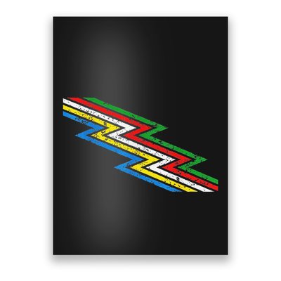 Retro Disability Pride Flag Awareness Poster