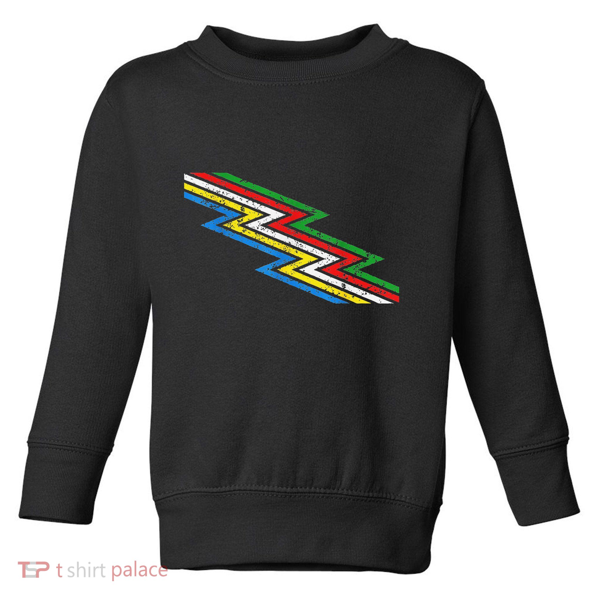 Retro Disability Pride Flag Awareness Toddler Sweatshirt