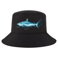 Retro Digital Polygon Shark Cool Comfort Performance Bucket Hat