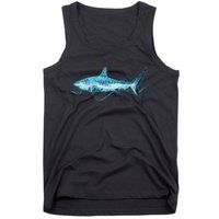 Retro Digital Polygon Shark Tank Top
