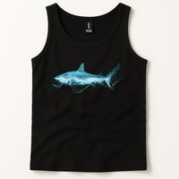 Retro Digital Polygon Shark Tank Top