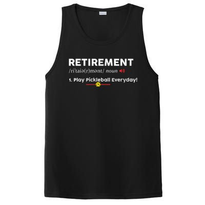 Retirement Definition Pickleball Retired Sport Player Gift PosiCharge Competitor Tank