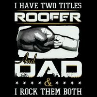 Roofer Dad Quote Design Roofing Apparel Cooling Performance Crew T-Shirt
