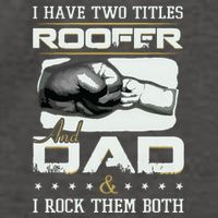 Roofer Dad Quote Design Roofing Apparel Vector Backpack