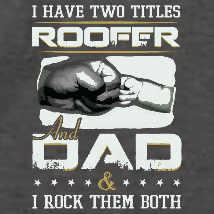 Roofer Dad Quote Design Roofing Apparel Vector Backpack